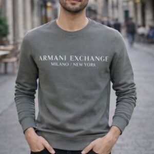 Armani Exchange Milano/New York Logo Sweatshirt – Unisex